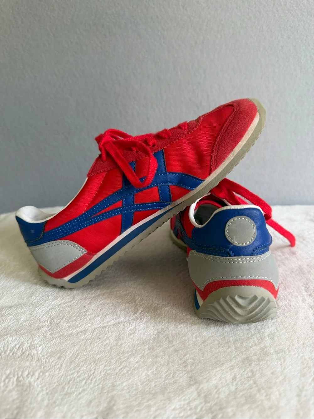 Onitsuka Tiger California 78 Casual Sneakers US3 Kids Red/Blue